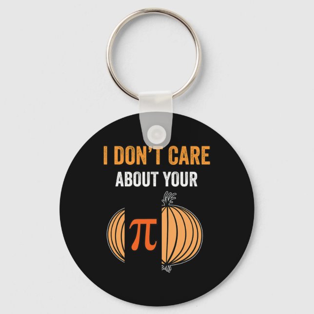 Pi Day Shirt Pi Symbol Onion Funny Math Teacher Pi Key Ring (Front)