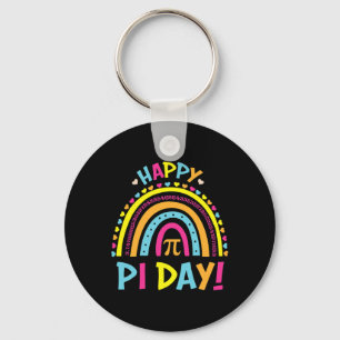 Pi Day Shirt Spiral Pi Math Teacher 3 14 Leopard R Key Ring