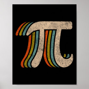 Pi Day Shirt Spiral Pi Math Teacher Student Kids P Poster