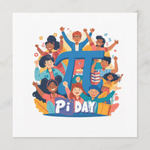Pi Day Squad Celebration Design Menu