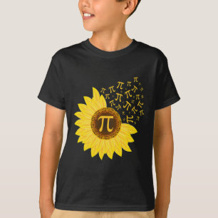 Pi Day Sunflower - 3.14 - Math Teacher - Pi Number T-Shirt