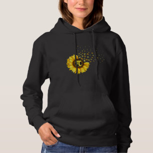 Pi Day Sunflower 3 14 Pi Number Symbol Math Scien Hoodie