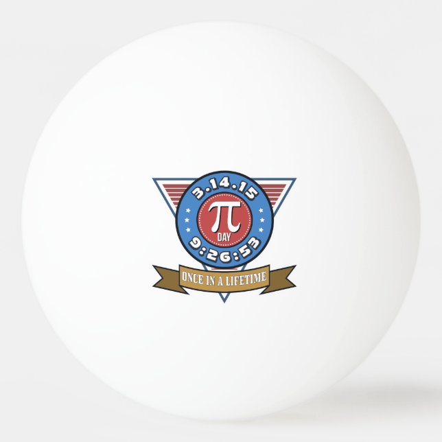 Pi Day Symbol for Math Nerds Ping Pong Ball (Front)