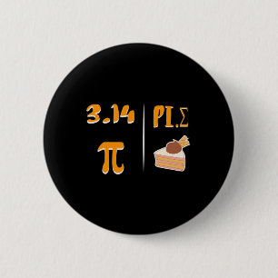 Pi Day Thanksgiving Mirror Image Of 3.14 Is Pie Ma 6 Cm Round Badge