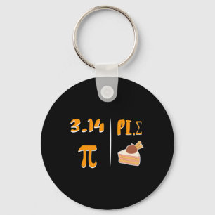 Pi Day Thanksgiving Mirror Image Of 3.14 Is Pie Ma Key Ring