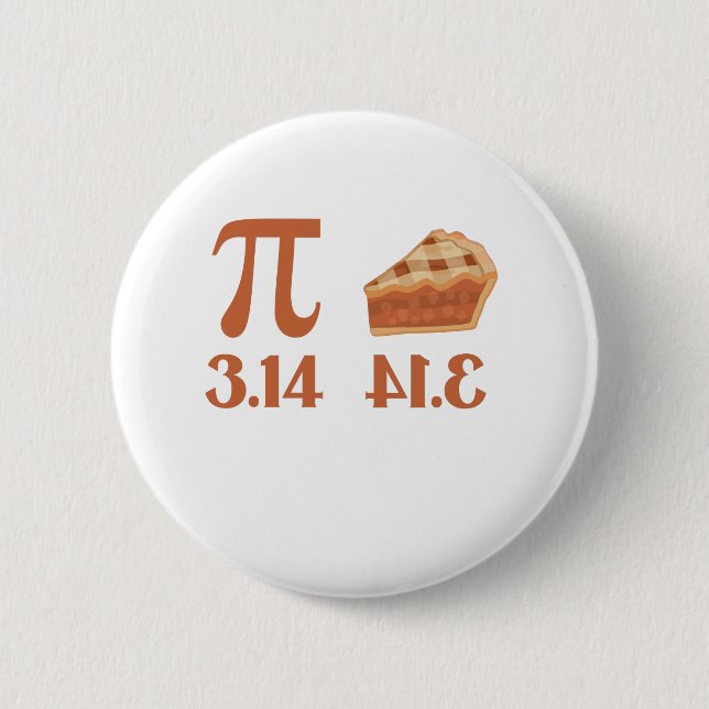 Pi Day Toddler Math Teacher Funny Pie Gift 6 Cm Round Badge (Front)