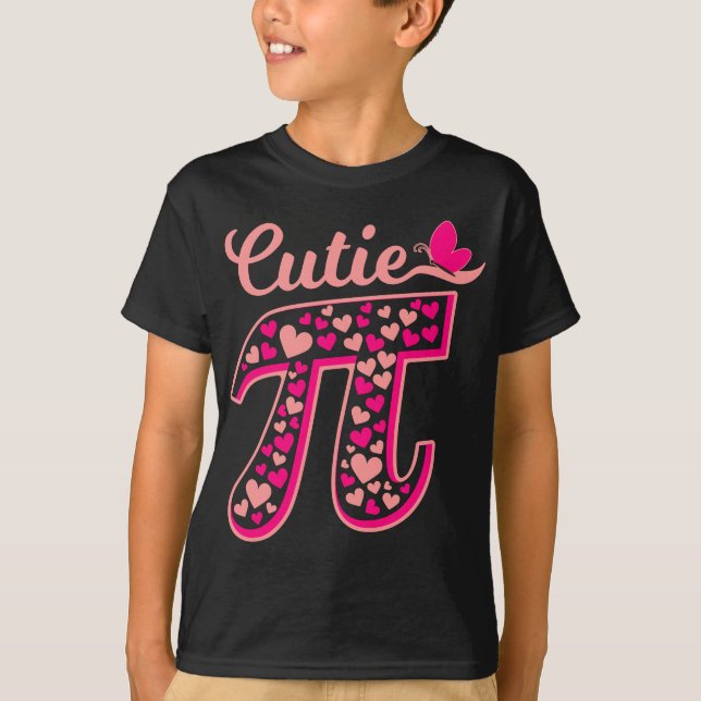 Pi Day  Women  Men Toddler Math Teacher Cutie Pi T-Shirt (Front)