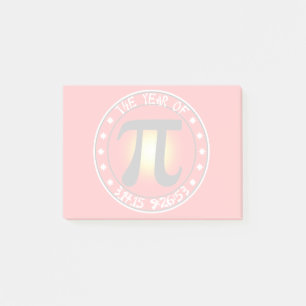 Pi Day - Year of Pi  3/14/15 9:26:53 Post-it Notes