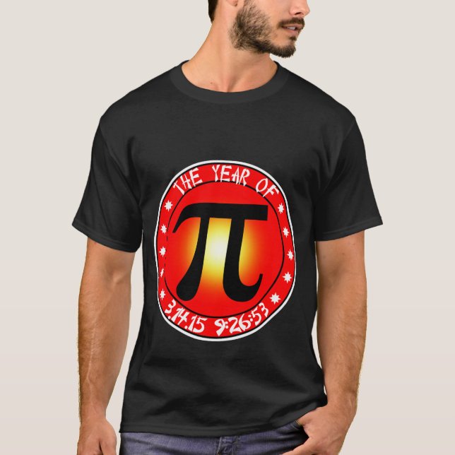 Pi Day - Year of Pi  3/14/15 9:26:53 T-Shirt (Front)