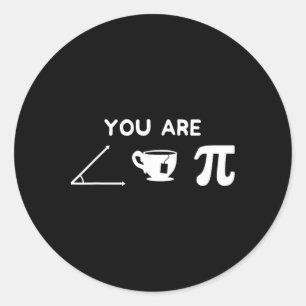 Pi Day You Are A Cutie Pi Science Math Club Teache Classic Round Sticker