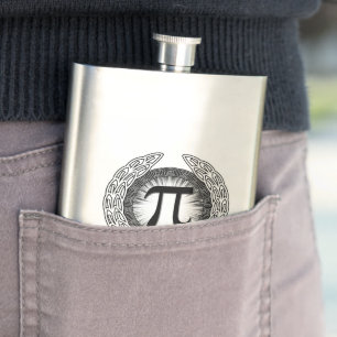 PI Emblem Hip Flask