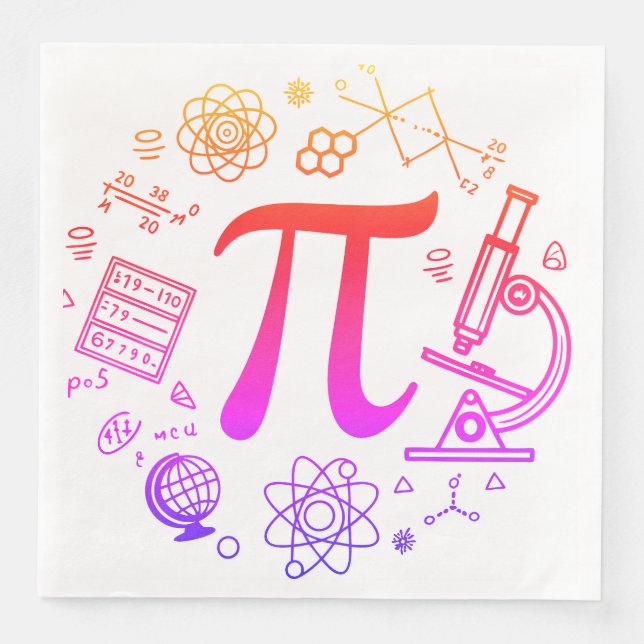 Pi Enthusiast Napkin (Front)