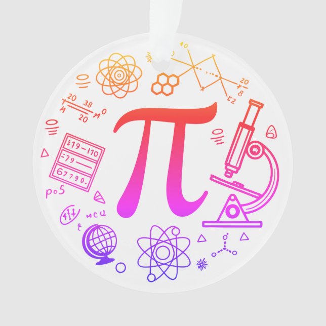 Pi Enthusiast Ornament (Front)