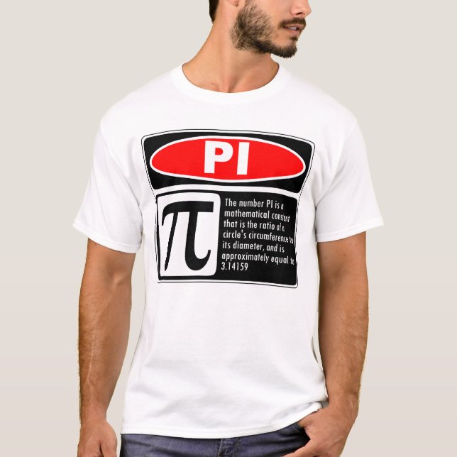Pi Explanation T-Shirt (Front)