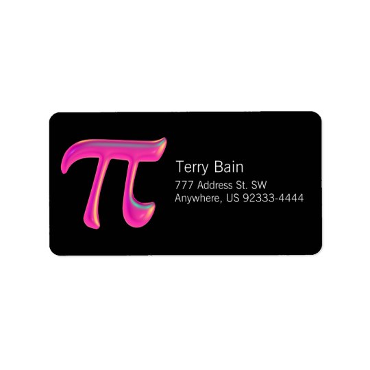 Pi Expo Pink Address Label