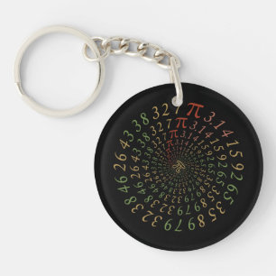 Pi Galaxy Key Ring