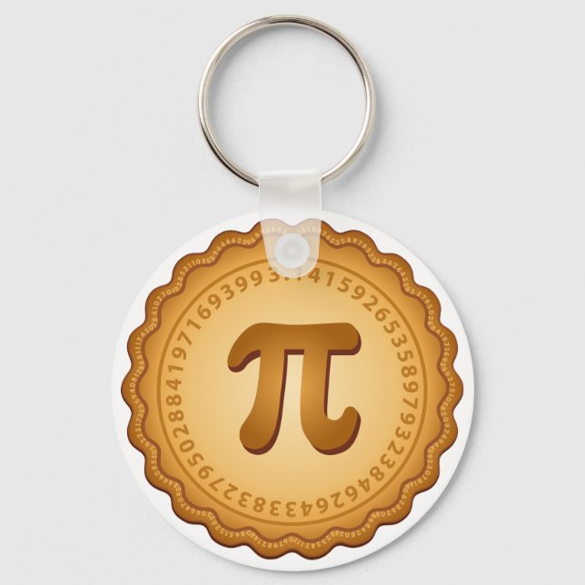 Pi in a PIE  Key Ring (Front)