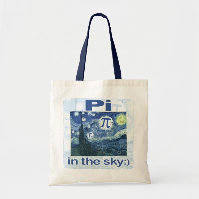 Pi in the Sky by Mudge Studios Tote Bag (Front)