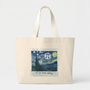 Pi in the Sky Gift Ideas Large Tote Bag