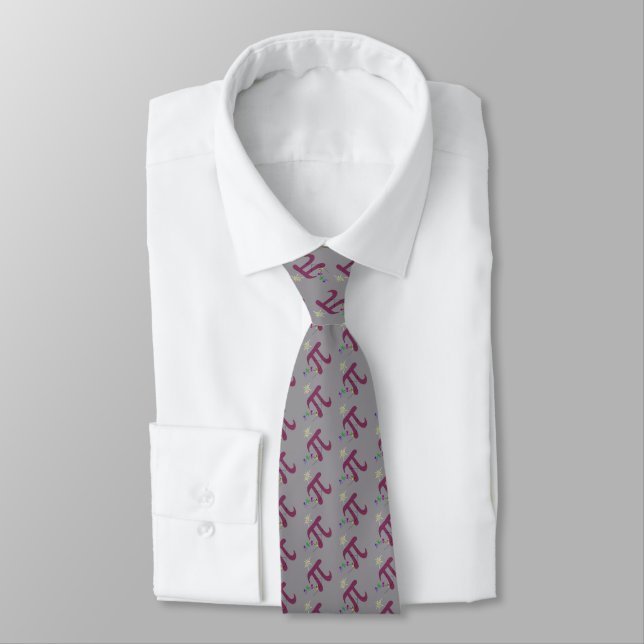 Pi in the Sky Neck Tie (Tied)