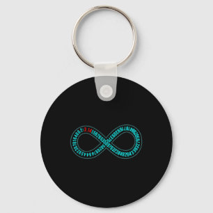 Pi Infinity Pi Day Lover Math Teacher Mathematicia Key Ring