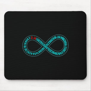 Pi Infinity Pi Day Lover Math Teacher Mathematicia Mouse Mat