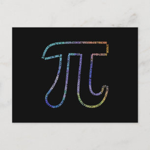 Pi Irrational Number Math Physics 3.14 Postcard