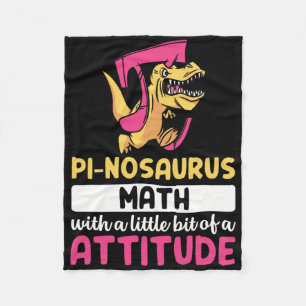 Pi Math Mathematics Dinosaur Dino Pi Day  Fleece Blanket