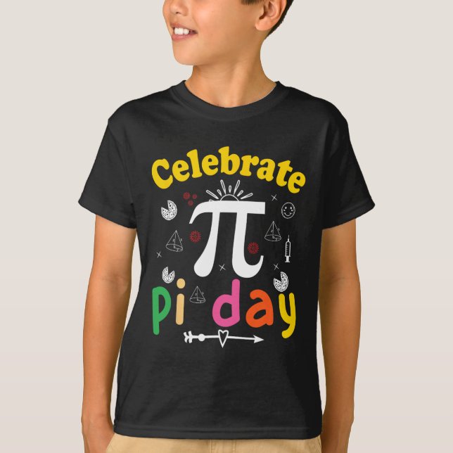 Pi Math Science Stem Gift 3.14 Pi Day 1  T-Shirt (Front)