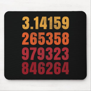 Pi Math Science Stem Gift 3.14 Pi Day 3 Mouse Mat