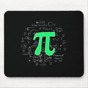 Pi Math Science Stem Gift 3.14 Pi Day Vintage Retr Mouse Mat