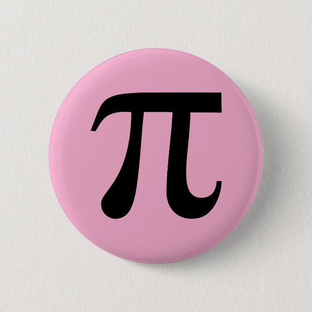 Pi Math Symbol Button (Front)