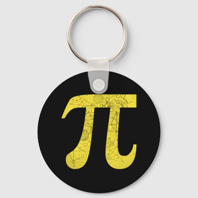 Pi - Math Symbols Key Ring (Front)