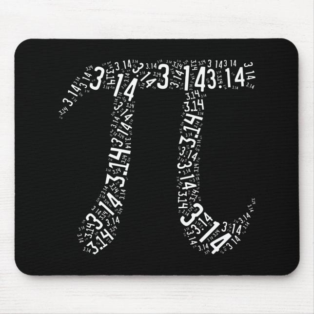 Pi Maths Nerd Mouse Mat (Front)