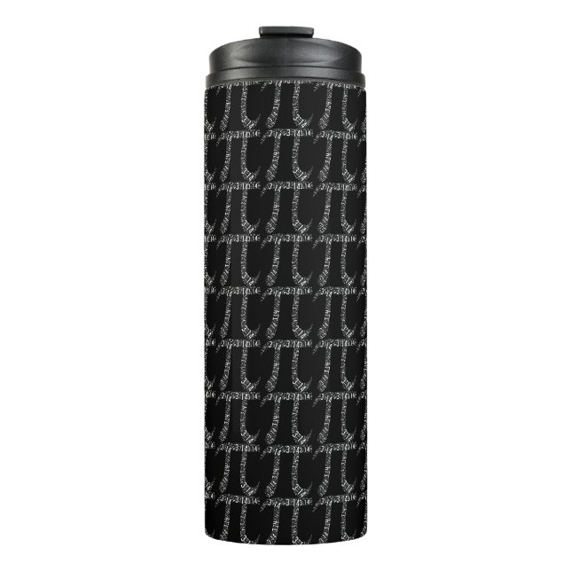 Pi Maths Nerd Thermal Tumbler (Front)