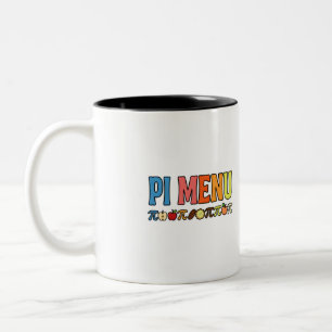 Pi Menu Coffee Mug – Funny Math Pi Lover Gift