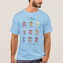 Pi Menu Cute Math Pi Day Men's T-Shirt