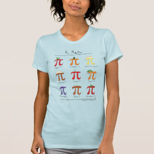 Pi Menu Cute Math Pi Day Women's T-Shirt
