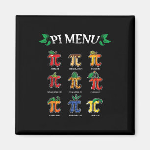 Pi Menu Pi Day 2025 3.14 Math Teacher Pie Menu Mat Magnet