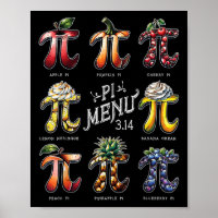 Pi Menu Pi Day 3.14 Funny Fruit Pie Menu Teachers