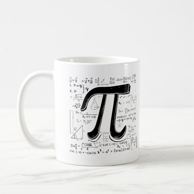  Pi Mug – The Perfect Math Lover’s (Left)