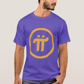 Pi network pi logo printed T-Shirt