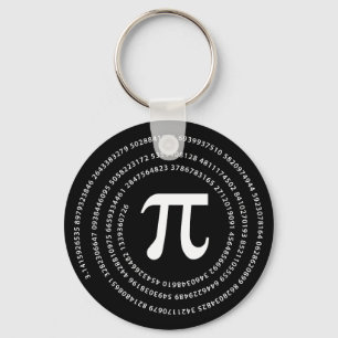 Pi Number Design Key Ring