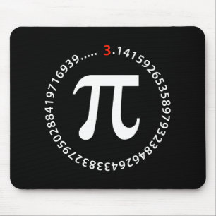 Pi Number Design Mouse Mat