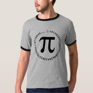 Pi Number Design T-Shirt