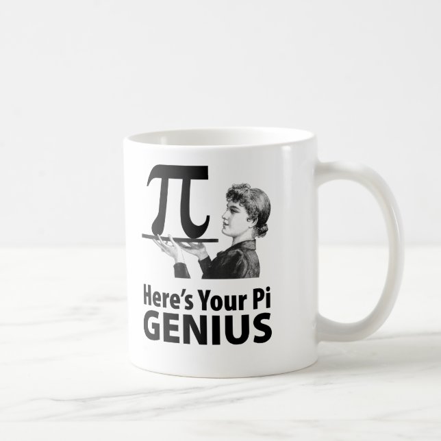 Pi Number Humour Coffee Mug (Right)