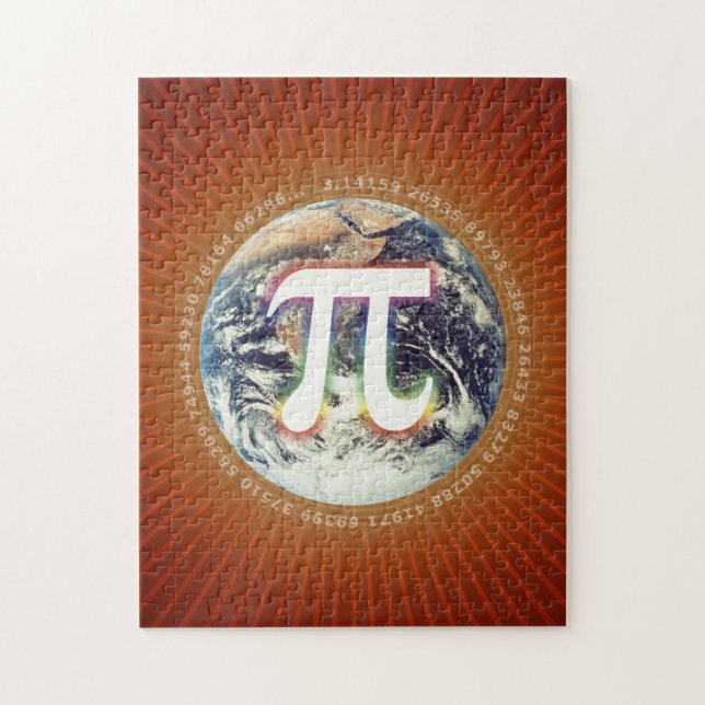 Pi Number on Earth | Puzzle (Vertical)