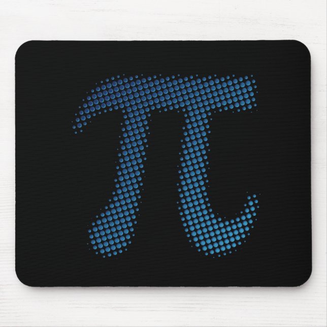 Pi Number Symbol Mouse Mat (Front)