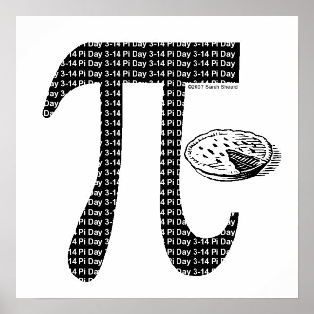 Pi One Pie Poster (Front)