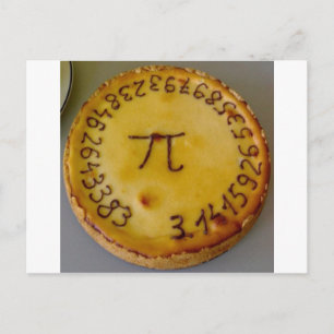 Pi Pie Postcard
